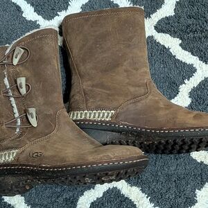 UGG Cream Shearling Interior Boots